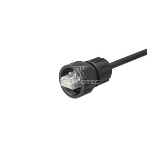RJ45 Straight Male Overmolded Plug with Cable