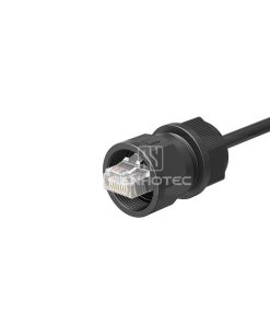 RJ45 Straight Male Overmolded Plug with Cable