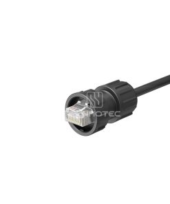 RJ45 Straight Male Quick Lock Overmolded Plug with Cable