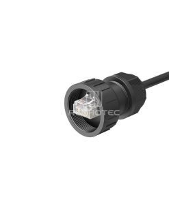 RJ45 Straight Male Overmolded Plug with Cable