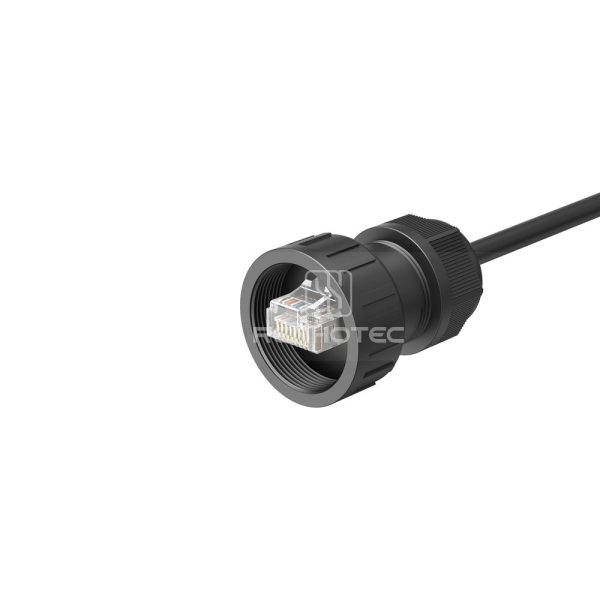 RJ45 Straight Male Overmolded Plug with Cable