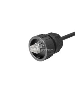 RJ45 Straight Male Quick Lock Overmolded Plug with Cable