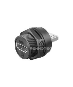 HDMI Female to Female Back Mount Receptacle