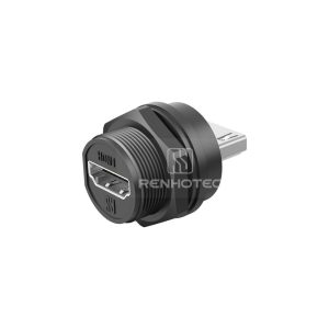 HDMI Female to Female Back Mount Receptacle