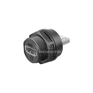 HDMI Female to Female Back Mount Receptacle