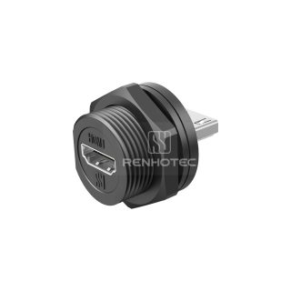 HDMI Female to Female Back Mount Receptacle