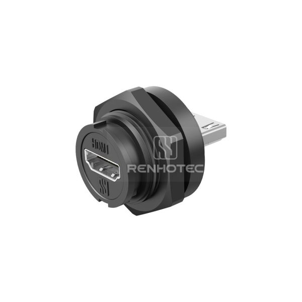 HDMI Back Mount Quick Lock Female Receptacle