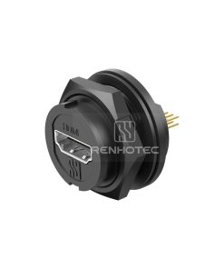 HDMI Female Front Mount PCB Receptacle