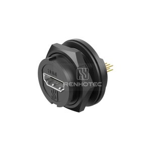 HDMI Female Front Mount PCB Receptacle