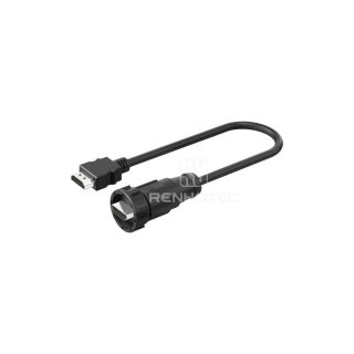 HDMI Male to Male Overmolded with Cable