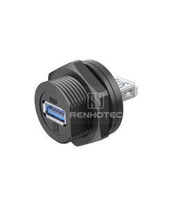 USB3.0 Female to Female Back Mount Receptacle