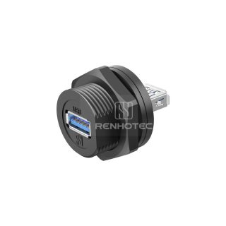 USB3.0 Female to Female Back Mount Receptacle