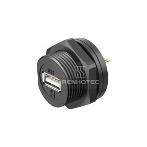 USB2.0 Female Back Mount PCB Receptacle
