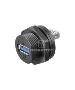 USB3.0 Female to Female Back Mount Receptacle