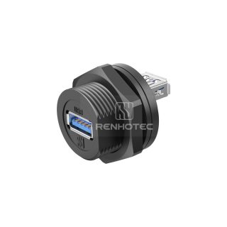 USB3.0 Female to Female Back Mount Receptacle