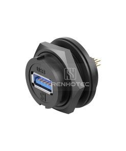 1"-20UNS USB3.0 Розетка с задним креплением Quick Lock
