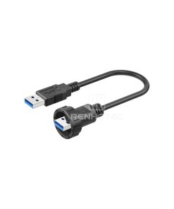 13/16"-28UNS USB3.0 Threadeded Male to Male Cable