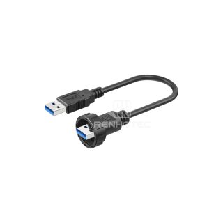 13/16"-28UNS USB3.0 Threadeded Male to Male Cable