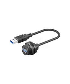 13/16"-28UNS USB3.0 Threadeded Male to Male Cable