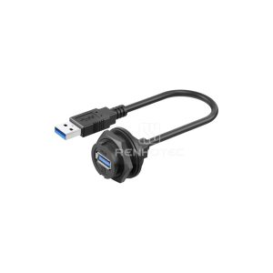 13/16"-28UNS USB3.0 Threadeded Female to Male Cable