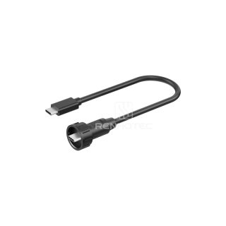 5/8"-Half Threaded Type C Bayonet Connection Male to Male Cable