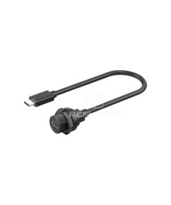 5/8"-Half Threaded Type C Threadeded Female to Type C Male Cable