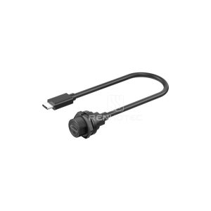5/8"-Half Threaded Type C Threadeded Female to Type C Male Cable