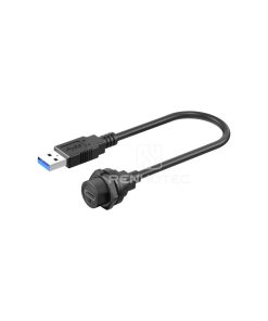 5/8"-Half Threaded Type C Threadeded Female to USB3.0 Male Cable
