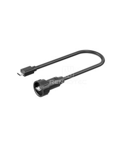 Bayonet Connection Micro USB Male to Micro USB Male Overmolded Cable