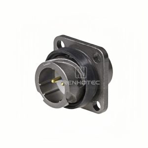 FQ14 Series 2-Pin Square Flange Male Socket