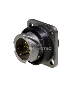 FQ14 Series 7-Pin Square Flange Male Socket