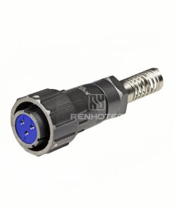 FQ18 Series 3-Pin Straight Wire Spring Female Plug