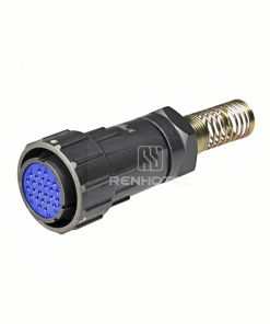 FQ24 Series 26-Pin Straight Wire Spring Female Plug