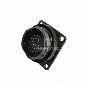 FQ24 Series 26-Pin Square Flange Male Socket