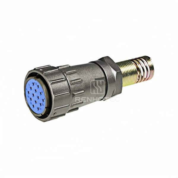 FQ30 Series 14-Pin Straight Wire Spring Female Plug