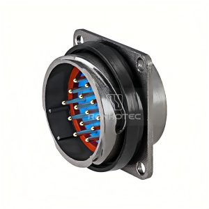 FQ30 Series 14-Pin Square Flange Male Socket