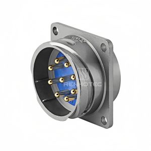 FQ30 Series 9-Pin Square Flange Male Socket