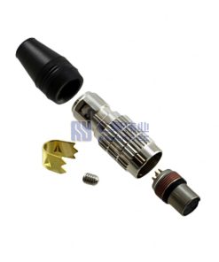 HR25 4 Position Circular Connector Plug Female Pins, HR25-7TP-4S Compatible