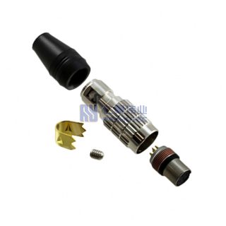 HR25 4 Position Circular Connector Plug Female Pins, HR25-7TP-4S Compatible
