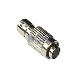 Alternative view of HR25 8 Position Circular Connector Plug Male Pins, HR25-7TP-8P Compatible