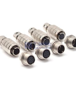 HR25 8 Position Circular Connector Plug Female Pins, HR25-7TP-8S Compatible