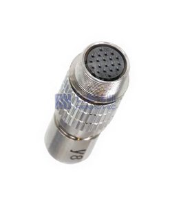 HR25 20 Position Circular Connector Jack HR25-9TJ-20S Compatible, Female Pins