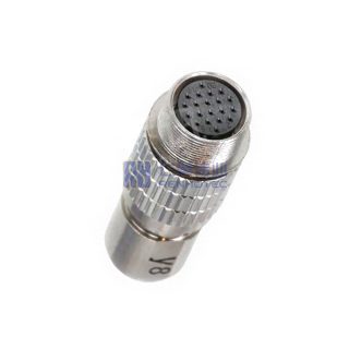 HR25 20 Position Circular Connector Jack HR25-9TJ-20S Compatible, Female Pins