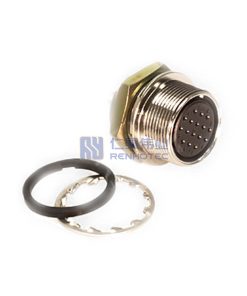 HR25 16 Position Circular Connector Receptacle HR25-9TR-16S Compatible, Female Pins