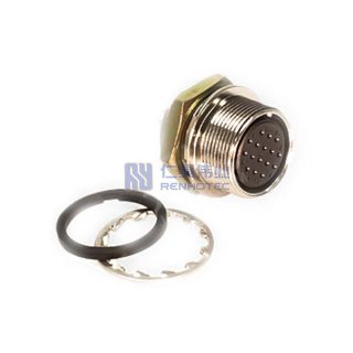 HR25 16 Position Circular Connector Receptacle HR25-9TR-16S Compatible, Female Pins