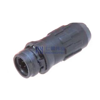 HR30 6 Power Position Circular Connector Jack, Male Pins, HR30-6JA-6P Compatible