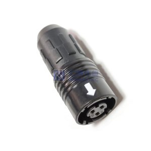 HR30 Circular Push Pull Connectors 3Pin Plug, HR30-6P-3S Female Pins, Solder Cup