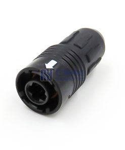 HR30 Circular Connectors 6P Plug, Male Pins, Solder Cup, HR30-6PA-6P Compatible