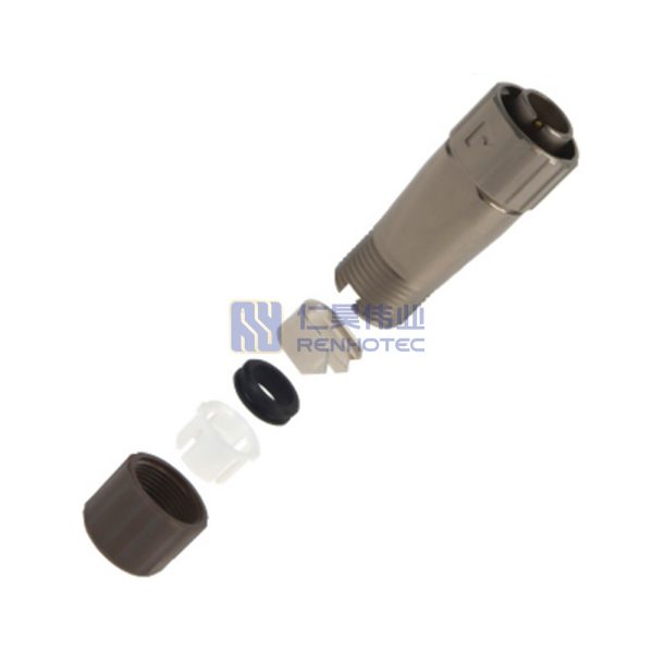 LF07WBP-3P High Speed Transmission Waterproof Circular Connector, 3 Contacts Plug - Image 2