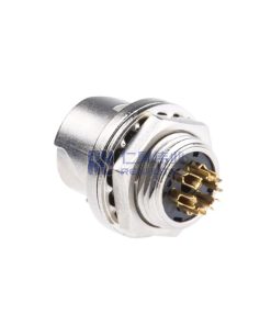 LF07WBR-6S LF07 Series 6 Contacts Panel Mount Female Waterproof Receptacle